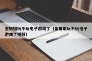 金银姐玩不玩电子游戏了（金银姐玩不玩电子游戏了视频）